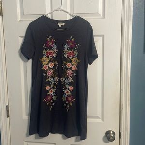 Floral Tshirt dress